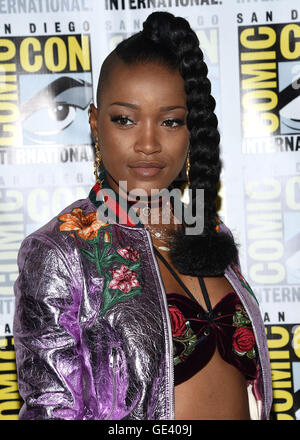 San Diego, California, USA. 23rd July, 2016. Keke Palmer arrives for the photo call of the film ''Scream Queens'' at the Bayfront Hilton Hotel. © Lisa O'Connor/ZUMA Wire/Alamy Live News Stock Photo