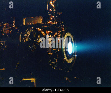 NASA’s JPL tested a xenon ion engine inside a vacuum chamber for the ...