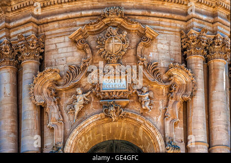 Italy Sicily Modica  Mother Church of St Giorgio Cathedral Stock Photo