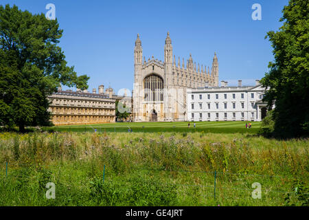 A view of the historic King’s College in Cambridge, UK. Stock Photo