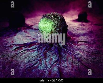 Illustration of a cancer cell Stock Photo - Alamy