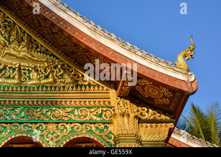 The Royal Palace, Haw Pha Bang Pavilion, Luang Prabang Laos Stock Photo