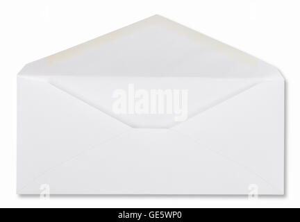 Envelope isolated on a white background Stock Photo