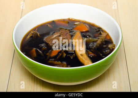 Bak Kut Teh (Traditional and famous Singapore soup) Stock Photo