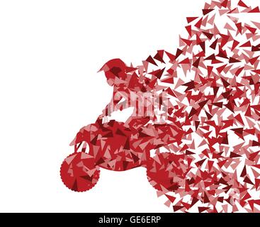 ATV vector abstract background for poster Stock Vector