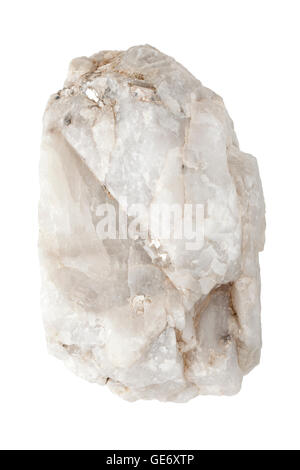 white stone isolated on white background with path Stock Photo