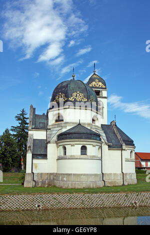 Eastern - rites catholic church of the annunciation, Greek Catholic church in Pribic, near Krasic, Croatia Stock Photo