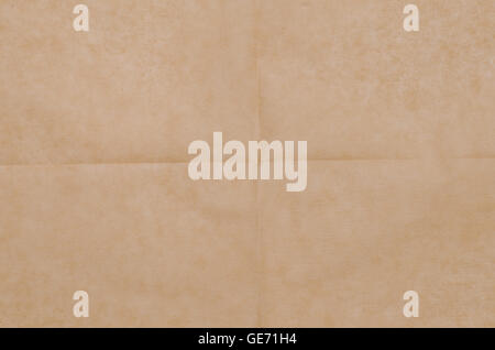 crinkled brown paper background texture Stock Photo