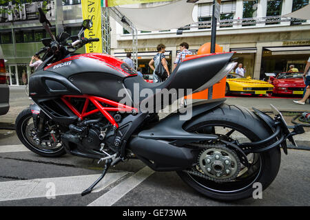 BERLIN - JUNE 05, 2016: Superbike Ducati Diavel Carbon. Classic Days Berlin 2016. Stock Photo