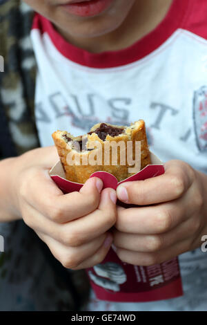 Australian McDonald's chocolate pie Stock Photo
