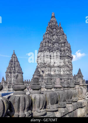 Indonesia Central Java Prambanan The incredible Hindu temples of Prambanan  Adrian Baker Stock Photo