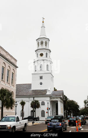 St. Michael's Episcopal Church , Charleston, South Carolina USA Stock Photo