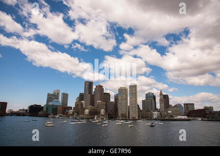 Boston Harbor Whale Watching Adventures Stock Photo