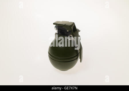 Hand Grenade on white background Stock Photo