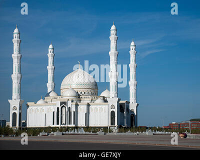 The Hazrat Sultan Mosque in Astana, Kazakhstan. Stock Photo