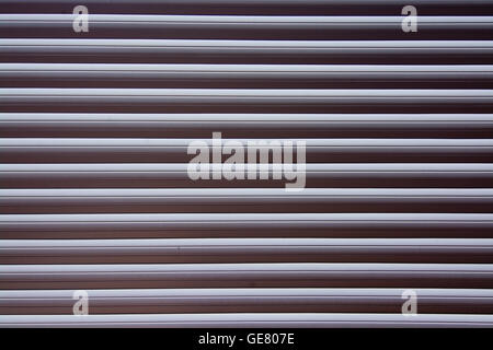 Modern steel background in beige horizontal texture. Stock Photo