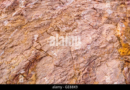 A large piece of the old wall with texture. Stock Photo