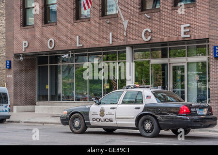 Minneapolis 1st Precinct Police Station Stock Photo