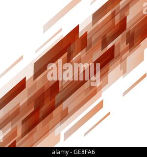 Abstract orange rectangles technology background, stock vector Stock Vector
