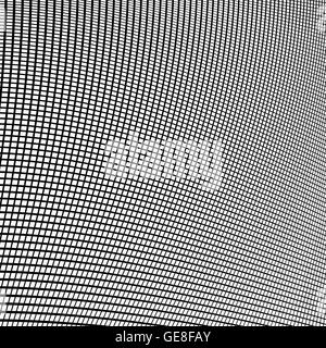 Dynamic lines grid. Monochrome geometric pattern, abstract texture Stock Vector