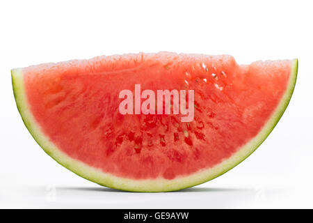 slice watermelon isolated on white background Stock Photo
