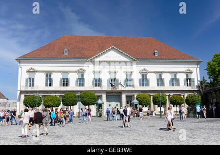 Budapest: Sandor Palace , the seat of the president, Hungary, Budapest, Stock Photo