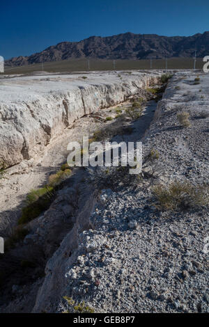 Las Vegas, Nevada - Tule Springs Fossil Beds National Monument, a rich paleontological area established in December 2014. Stock Photo