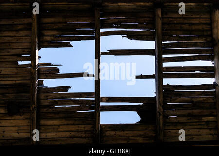 Old wooden roof Stock Photo