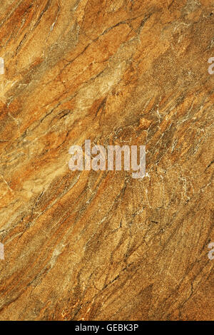 Polished granite texture. Beige, brown stone as background. Stock Photo