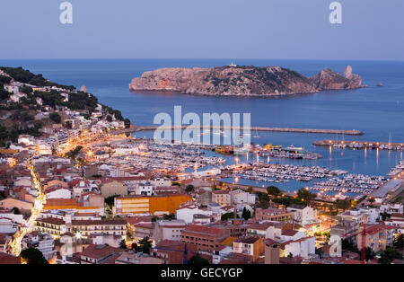 L´Estartit. In background Medes Islands.Costa Brava. Girona province. Catalonia. Spain