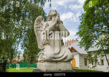 The monument at the grave. Novodevichy Convent, Moscow, Russia. Stock Photo