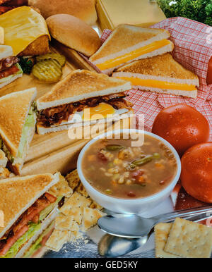 American food basics. Stock Photo