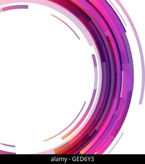 Abstract colorful technology circles background, stock vector Stock Vector