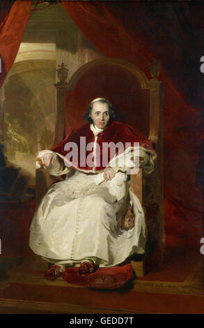 Sir Thomas Lawrence - Pope Pius VII (1742-1823) Stock Photo