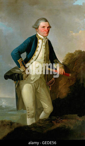 John Webber - Portrait of Captain James Cook Stock Photo