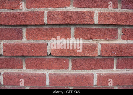 Rough, red, brick background Stock Photo