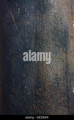 Rough scratched blue, gray metal textured background Stock Photo