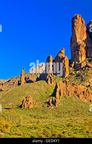 geography / travel, USA, Arizona, Phoenix, Lost Dutchman State Park, Arizona, 40 miles east of Phoenix, No-Exclusive-Use Stock Photo