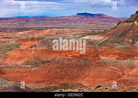 geography / travel, USA, Arizona, Chambers, Seen from close to Tawa Point, Petrified Forest National Park, Arizona, No-Exclusive-Use Stock Photo