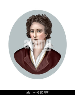 Percy Bysshe Shelley, 1792-1822, Poet Stock Photo