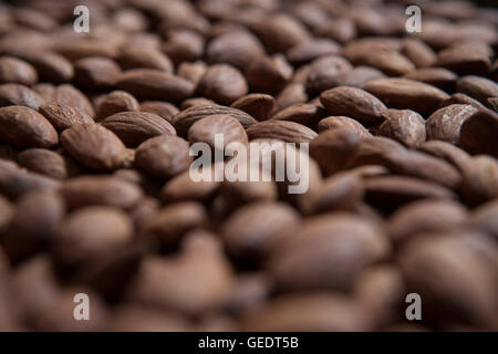 Roasted Almonds Stock Photo