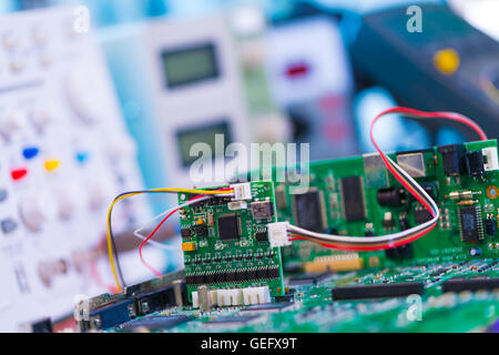 printed circuit board for the robot Stock Photo