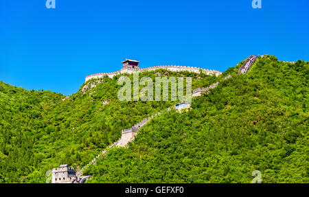 The Great Wall of China at Juyongguan - Beijing Stock Photo