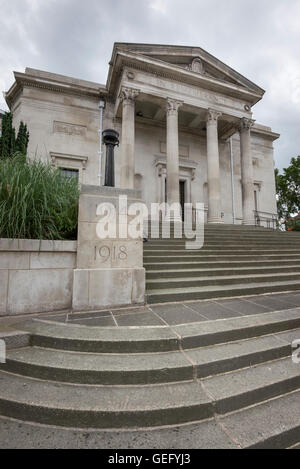 Stockport war memorial and art gallery. A greco-roman style of architecture. Stock Photo