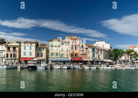 Cassis harbour Cote d Azur France, Stock Photo