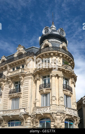 Place de la Comedie, Art Deco building , Montpellier, France, Stock Photo