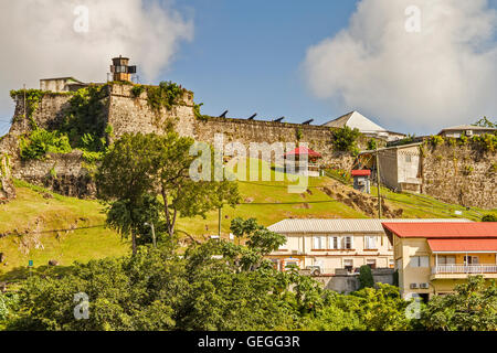 View Of Fort George St. George's Grenada, Stock Photo