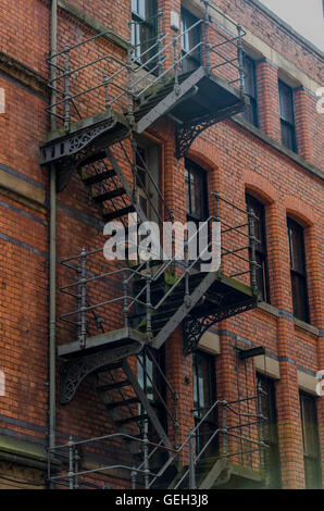 Urban Pictures Manchester city center Stock Photo