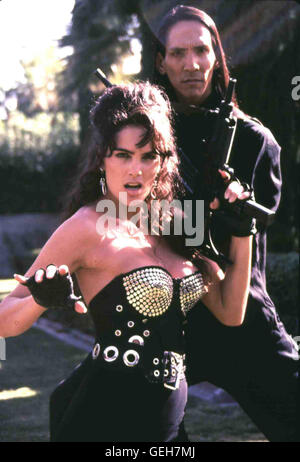 Willow Black (Julie Strain) in Szene *** Local Caption *** 1996, Day Of The Warrior, Powerladies - Auf Biegen Und Brechen Stock Photo