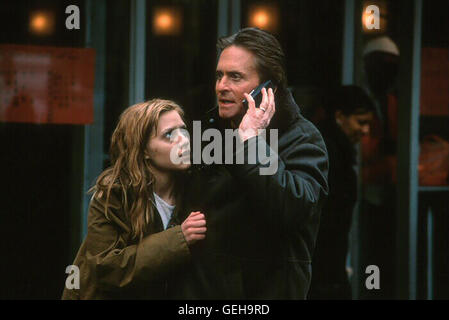 Brittany Murphy, Michael Douglas *** Local Caption *** 2001, , Don't Say A Word Stock Photo